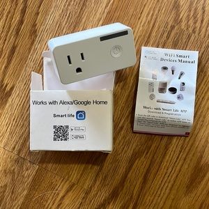 Smart plug, Wi-Fi enabled